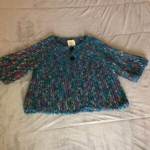 Relativity cable knit cardigan sweater size PL